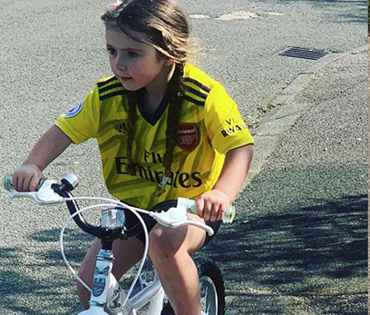 Arsenal hero Ian Allinson's five-year-old grandchild Betty raises thousands for charity during lockdown